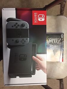New Nintendo switch in box With Zelda BOTW all new mint