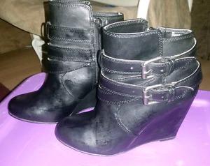 Nine West wedge boots 5.5