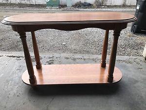 Oak sofa table