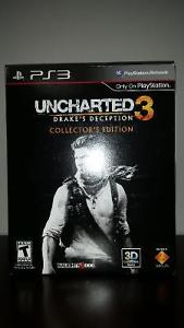PS3 Uncharted 3 Collectors Edition Statue and Display Box