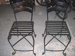 Pier 1 Imports Iron Chairs