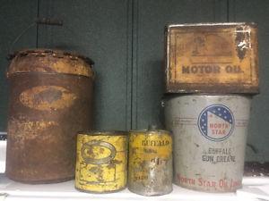 Prairie Cities/Buffalo oil tins