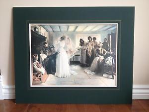 Print of 'The Wedding Morning' Ready for Framing