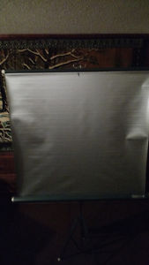 Projection screen.