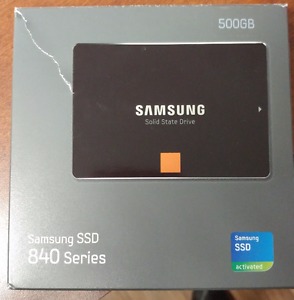 Samsung SSD 500 GB drive and Mounting kit