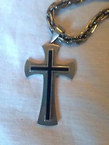 Stainless steel cross chain