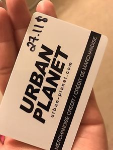 Urban planet merchandise card