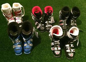 Various kids ski boots $ / pair