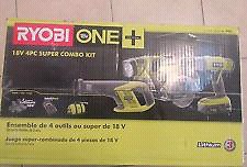 Wanted: Unopened Ryobi ONE+ 18-Volt Lithium-Ion 4pc