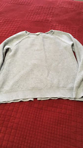 Warm ice grey sweater 4$