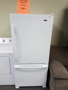 Whirlpool 18.5 cuft fridge