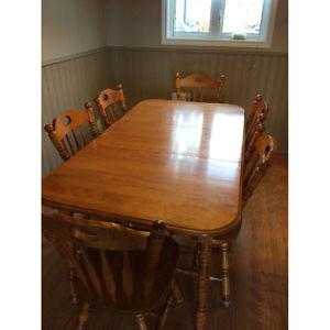 Wooden Dining Room Set