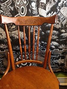 Wooden antique chairs