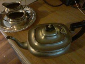 antique tea pot set