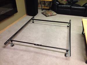 full or double metal bed frame