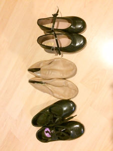 jazz and tap shoes