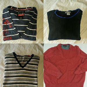 5 Name brand sweaters (size xl mens)