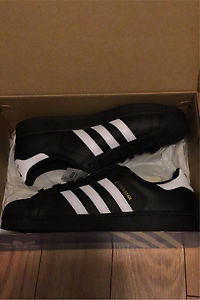 Adidas Superstars tried on size 10.5