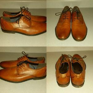 Aldo brown leather shoe (size 13 mens)
