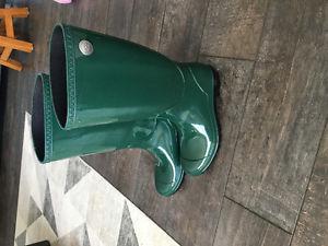 BNWT ugg fur-lined rubber boots