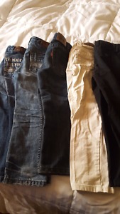 Boys size 4 jeans and pants lot