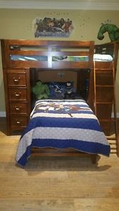 Bunk Bed Set with New Mattresses