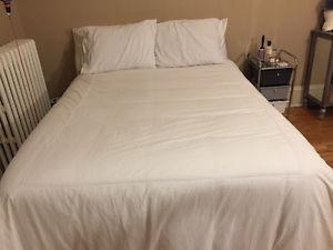 DOUBLE SIZE MATTRESS + BED FRAME!! EXCELLENT CONDITION only