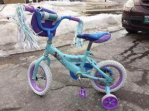 Girls Frozen 12" Bike