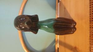 Large Blue Mountain Pottery Dog Collectable