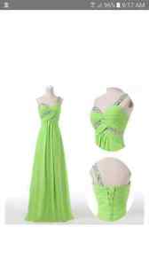 Lime Green Grad/Prom Dress