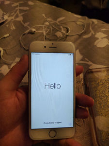 MINT condition white/silver iPhone 6s 16gb