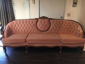 Pink Couch and Chair