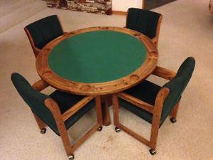 Poker/Dining Table Combo