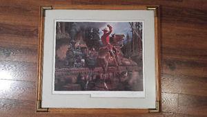 RCMP "The Puffing Billy" framed print