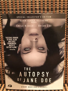 The Autopsy Of Jane Doe (Blu-ray, )+Slipcover.Emile