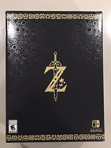 Zelda Breath Of The Wild Master Edition (Sealed, Mint)
