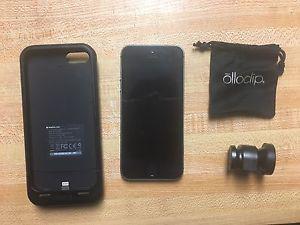 iPhone 5S 16g / Fido, with Mophie Battery Pack/case, an