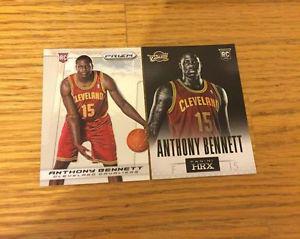 2 Anthony Bennett Basketball Rookie Cards