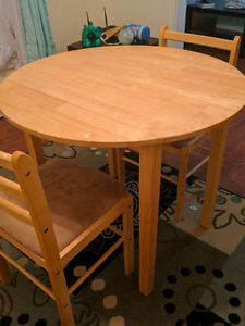 2 Chair Table Set