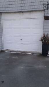 2 Garage doors. 9x7 and 9×10