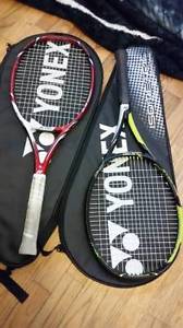 2 Yonex tennis racquets Xi/Ai 98