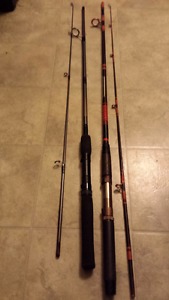 2 fishing rods for sale