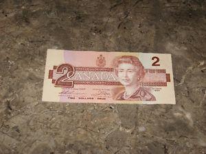 $2 old bill