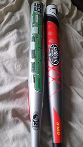 2 softball bats