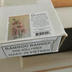 Bamboo Banner - Hollyhock Design