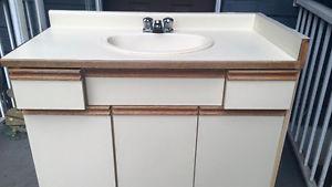 Bathroom Vanity with sink and taps