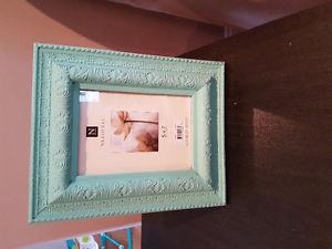 Chalk painted picture frame