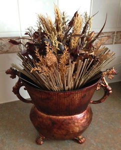 Copper Decorative Vase or Flower Arrangement