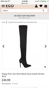 Ego Offical Thigh High Stiletto Boots