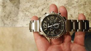 Fossil silver watch